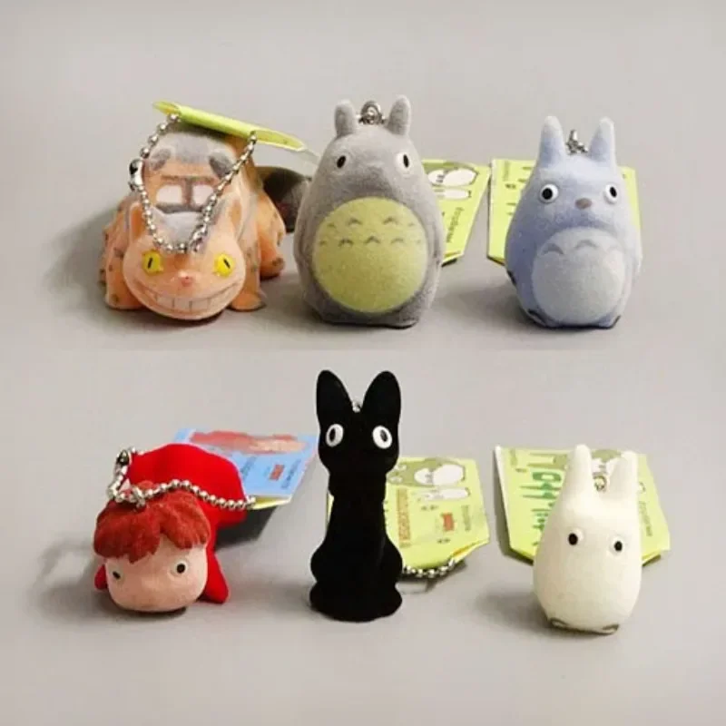 Q Version Cartoon Brown and Cartoon Blue Cats Anime Peripheral Various Styles of Kawaii Model Toys Pendant