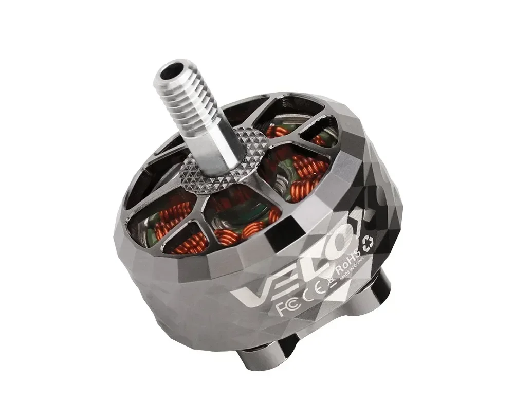 T-Motor VELOX VELOCE V2208 V2 1750KV 1950KV 2450KV 4-6S 브러시리스 모터, W/4mm 티타늄 합금 샤프트, 5 인치 프로펠러 FPV 드론, 신제품