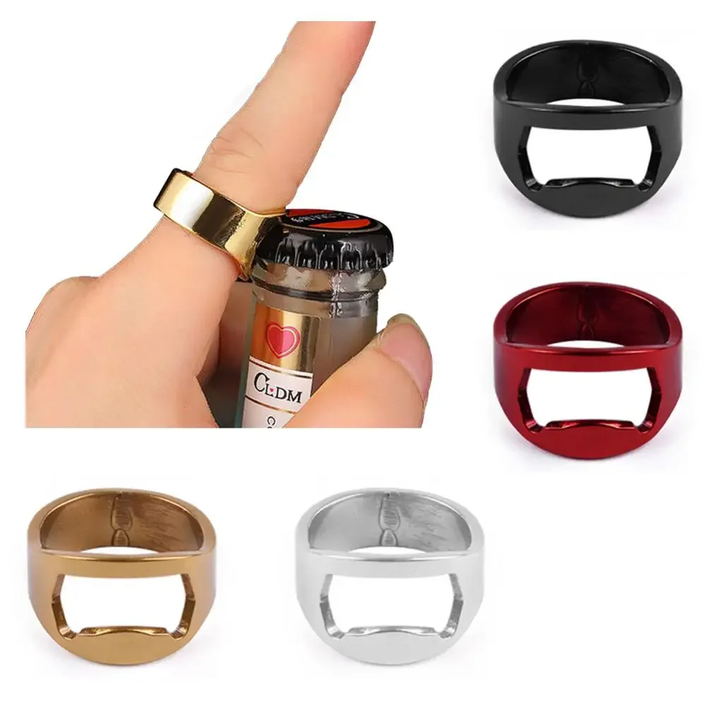 Beer Starter Easy To Carry 22mm Can Opener/bottle Opener/ Opener Stainless Steel Ring Bottle Opener Easy To Use Bottle Opener