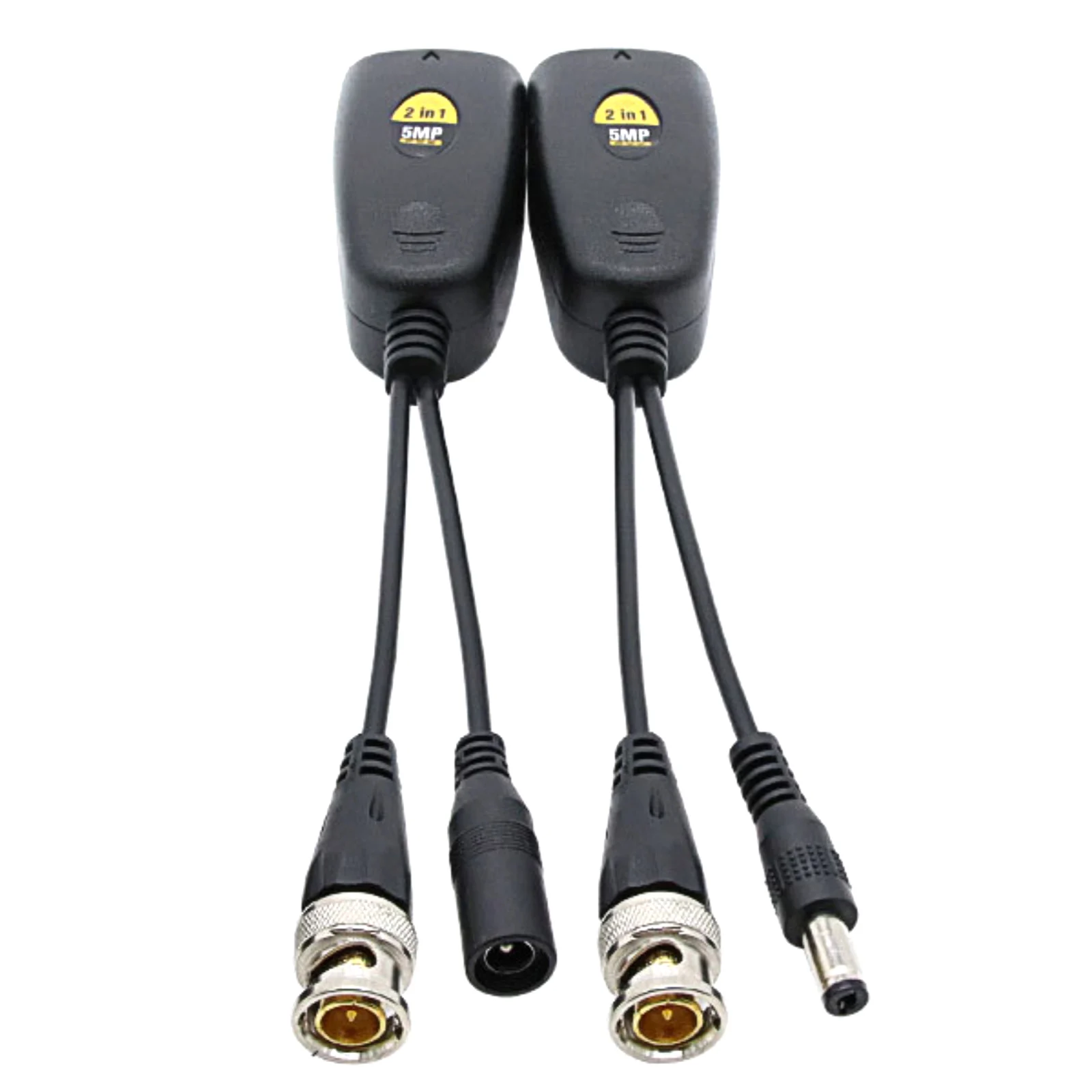 1 زوج 5MP HD موصلات الفيديو BNC إلى RJ45 تحويل الملتوية زوج إيثرنت الارسال دعم ل AHD CVI TVI CVBS CCTV