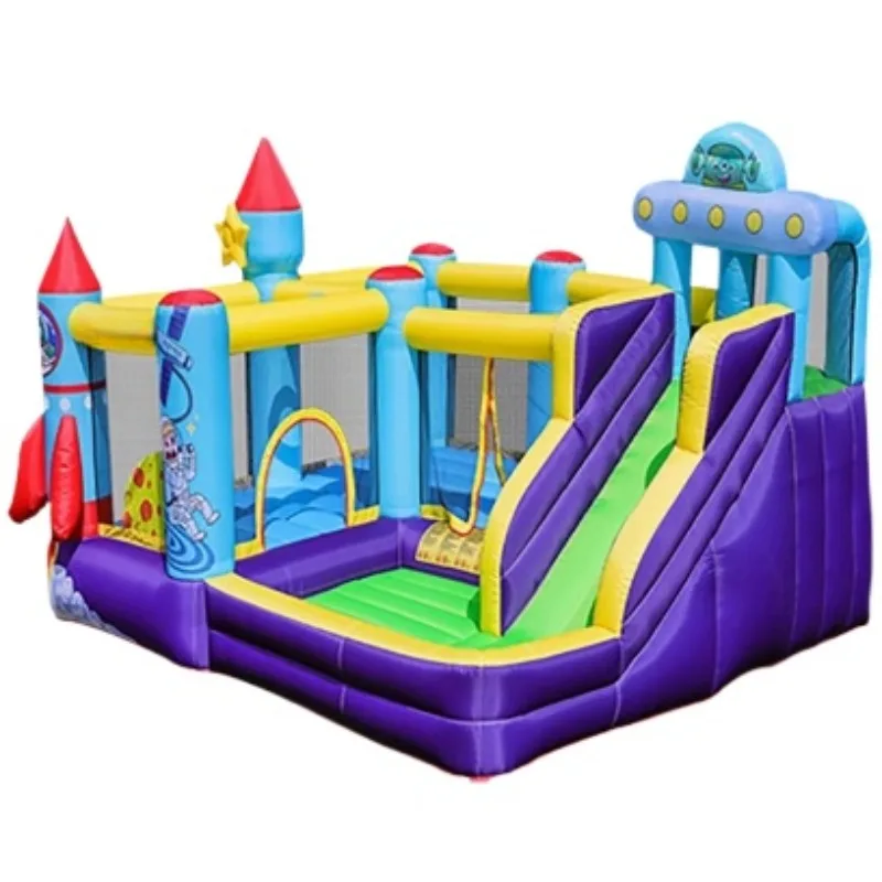 Bouncy Castle Room Trampoline Slide Playground Accessories with Fan