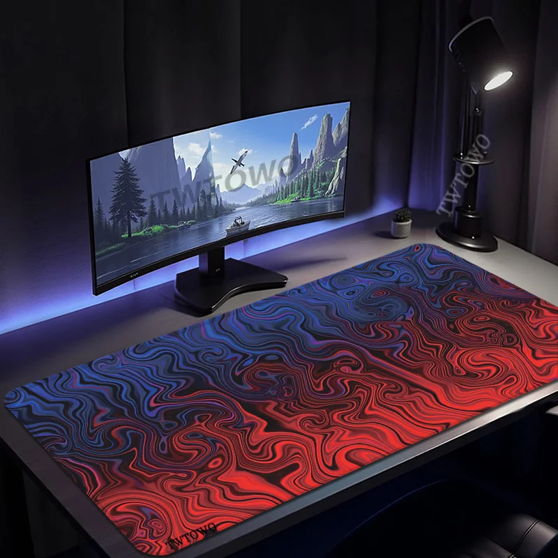 

Mouse Pad Gamer Fluid Aesthetics XL Large New Custom Mousepad XXL MousePads Soft Natural Rubber Non-Slip Office Mice Pad