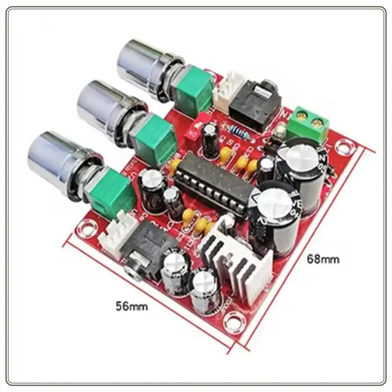 Надежная тональная плата предусилителя BBE XR1075 с регулировкой высоких и низких частот, аудиоэквалайзер, предусилитель для улучшенного управления звуком, B