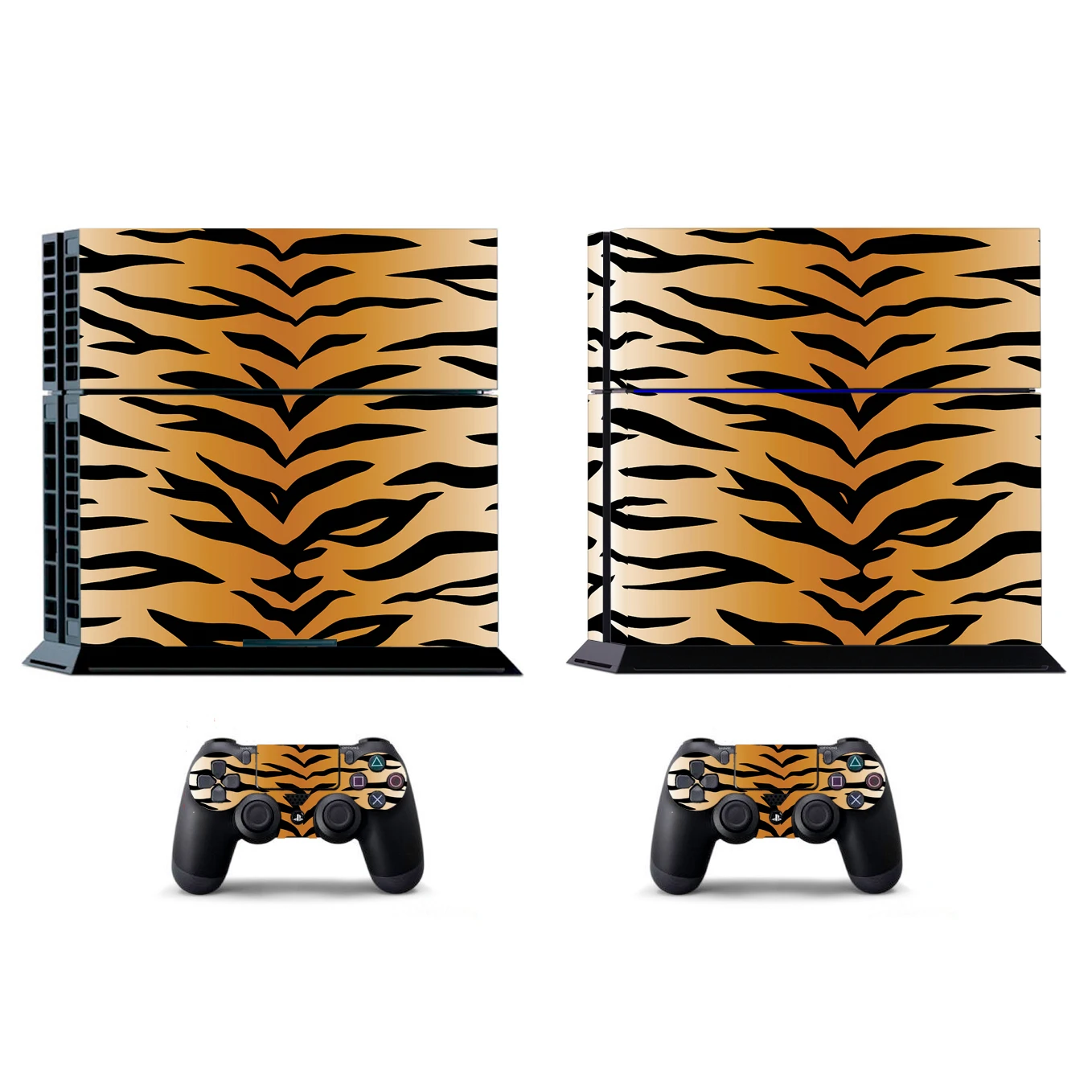 Pegatina de piel de vinilo 1393 con patrón de animales para Sony PS4 PlayStation 4 y 2 controller Skins Stickers