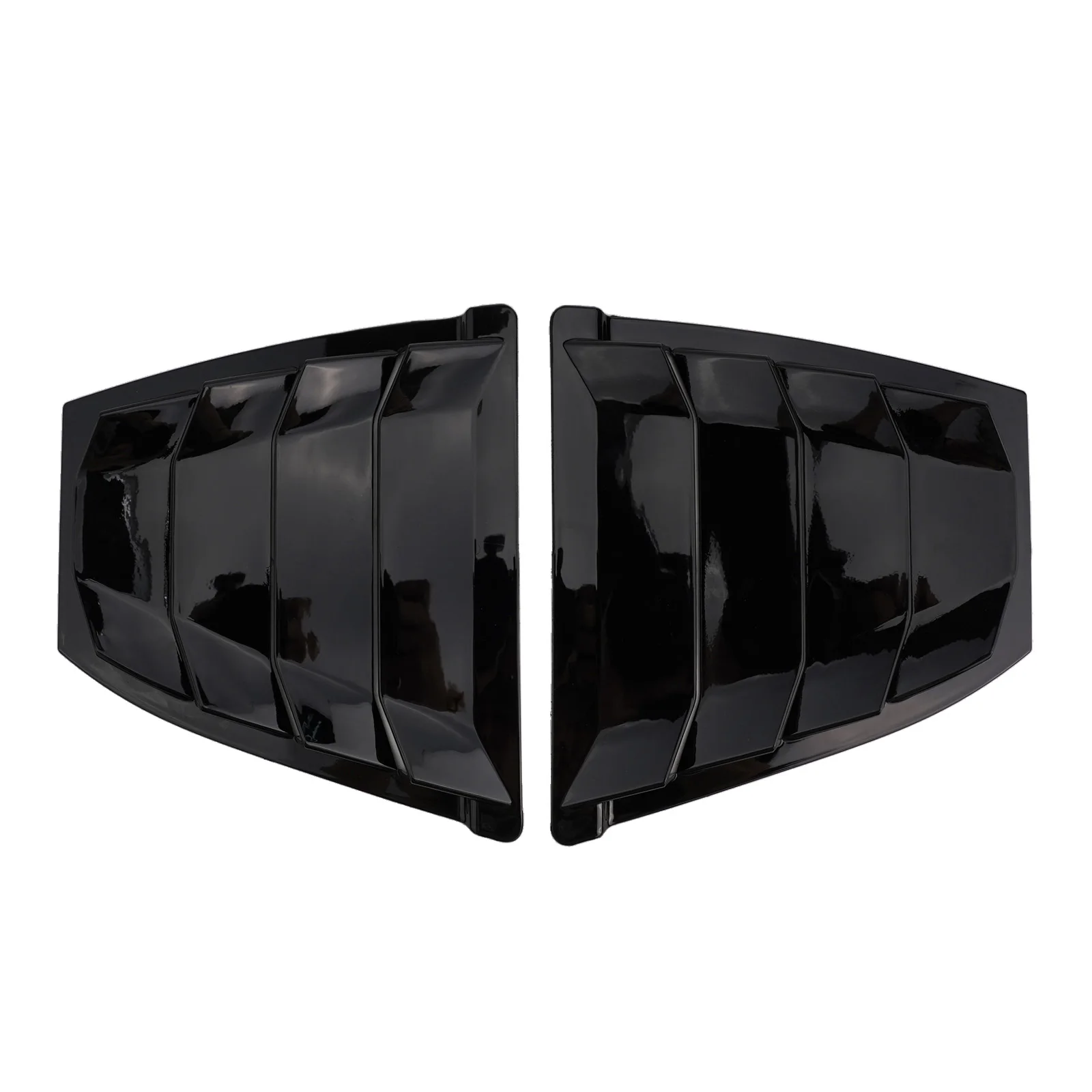 

Накладка на заднюю дверь автомобиля с жалюзи, отделка под карбон, глянцевая черная отделка, высокая надежность, матовая черная отделка