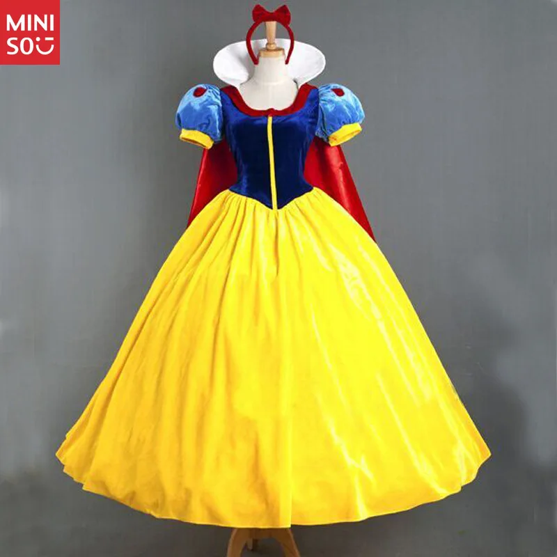 

Miniso Adult Snow White Costume for Women, Princess Cosplay Dress for Stage & Performance