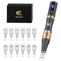 New Arrival Strong Power Microneedling Derma Pen With 12 Catridges Wireless Dermapen S8 Skin Care Tool
