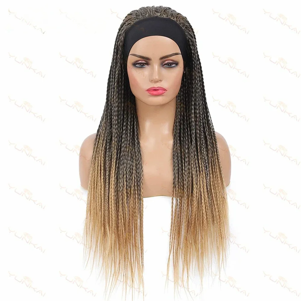 Perruque Synthétique Tressée pour Femme, Dreadlocks Afro, Boîte, Bandeau de Sauna, Torsadée, 3x, Lce, 03/3