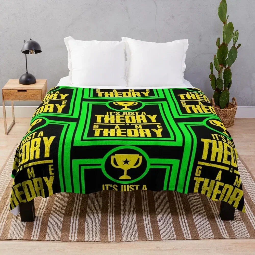 

Its Just A Theory Love Field Of Study Retro Videogame Gift Throw Blanket Foldable Soft Warm Blanket for Outdoor Use