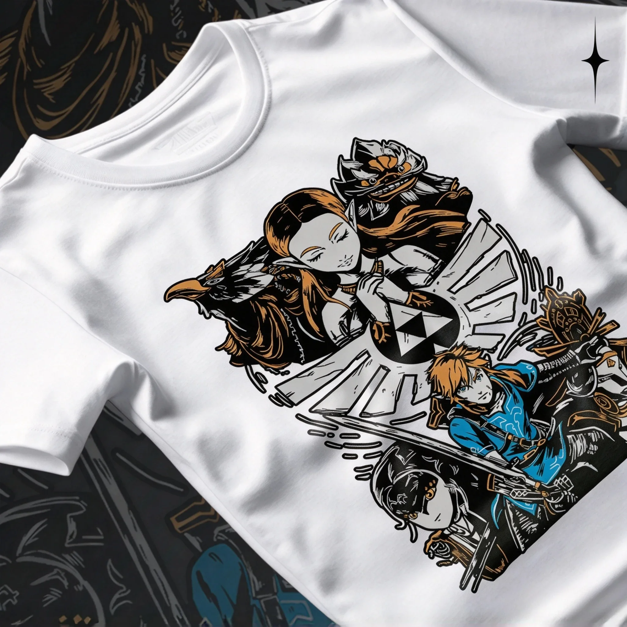 The Legend of Zelda Zelda Link Champions T Shirt Unisex and Kids Triforce Game Graphic Tees Vintage Art Casual Cotton Tops