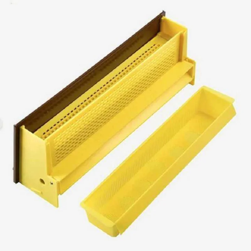 Plastic Bee Pollen Trap with Removable Ventilated Pollen Tray Bee Pollen Collector Beehive Entrance Beekeeping Tools