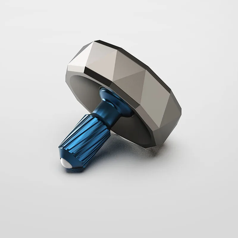 DSXJ EDC Fidget Spinner bleu paon à rotation manuelle - Jouet de bureau anti-stress