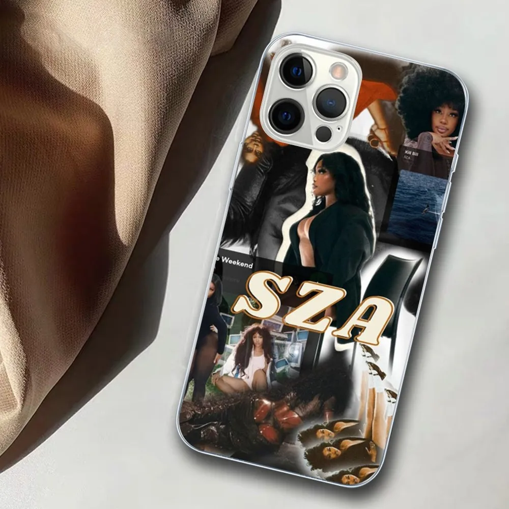 SZA SOS Albums Singer Phone Case For iPhone 15 13 14 Pro Max XS XR 12 11 Pro 13 Mini 6 7 8 Plus Clear Back Cover Capa