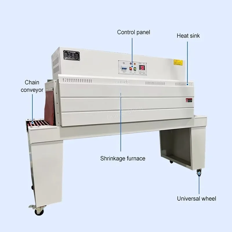 Automatic Heat Shrink Wrapping Machine Industrial Packaging Equipment POF PVC Film Sealing Solution Customized