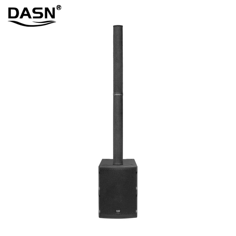 DASN MAX8 4000W 15 Inch Active Subwoofer Column Speaker Professional PA System for DJ Party Stage Indoor Outdoor Church Audio