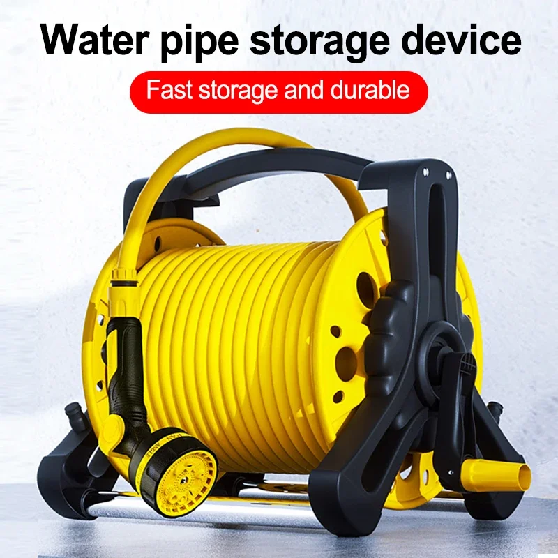 High Pressure Portable Car Washer Garden Hose Reel Water Guns with 20M/30M Water Hose 7-Function Spray Nozzle