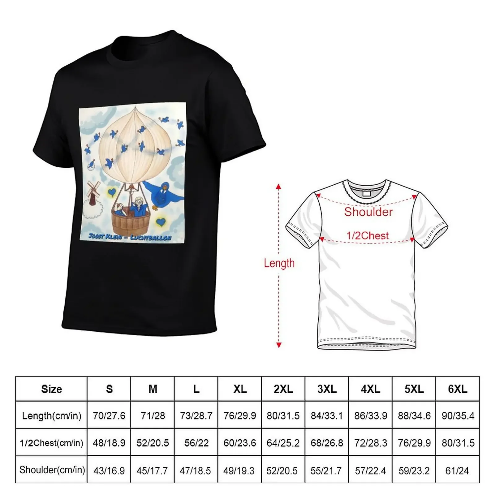 Joost Klein Luchtballon T-Shirt boys animal print anime mens t shirts pack