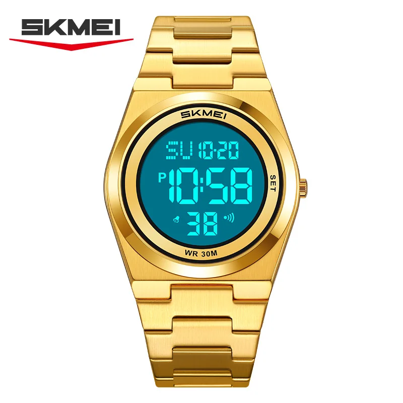 SKMEI 2610 Men's 2026 Gift LED Electronic Watch Chronograph Sports Alarm Clock Multi Functional Student Fashion Electronic Watch