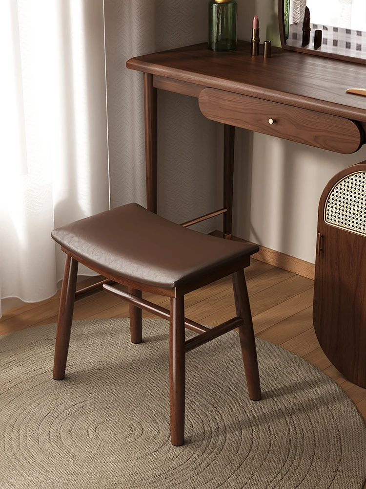 

Табурет из цельного дерева, бытовой табурет-седло, журнальный столик для гостиной, мягкая сумка-скамья