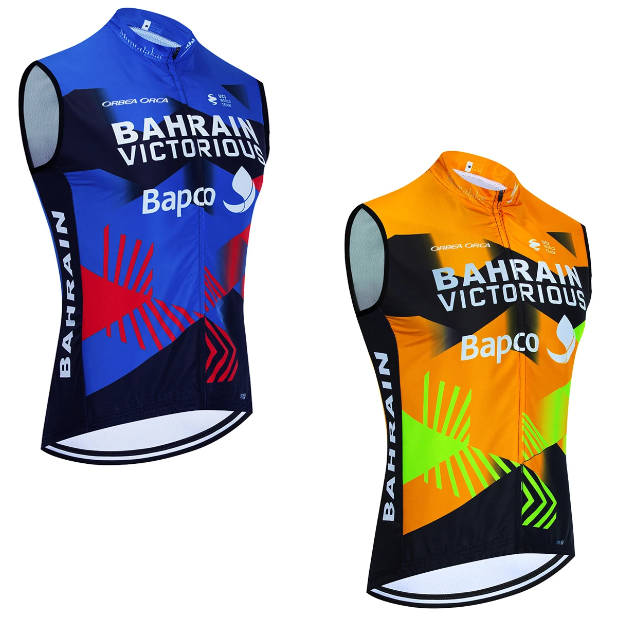 2024 BAHRAIN Cycling Jersey Men Women ITALIA Team Bike Windbreaker Vest Ropa Ciclismo Sleeveless Bicycl Maillot Tshirt Clothing