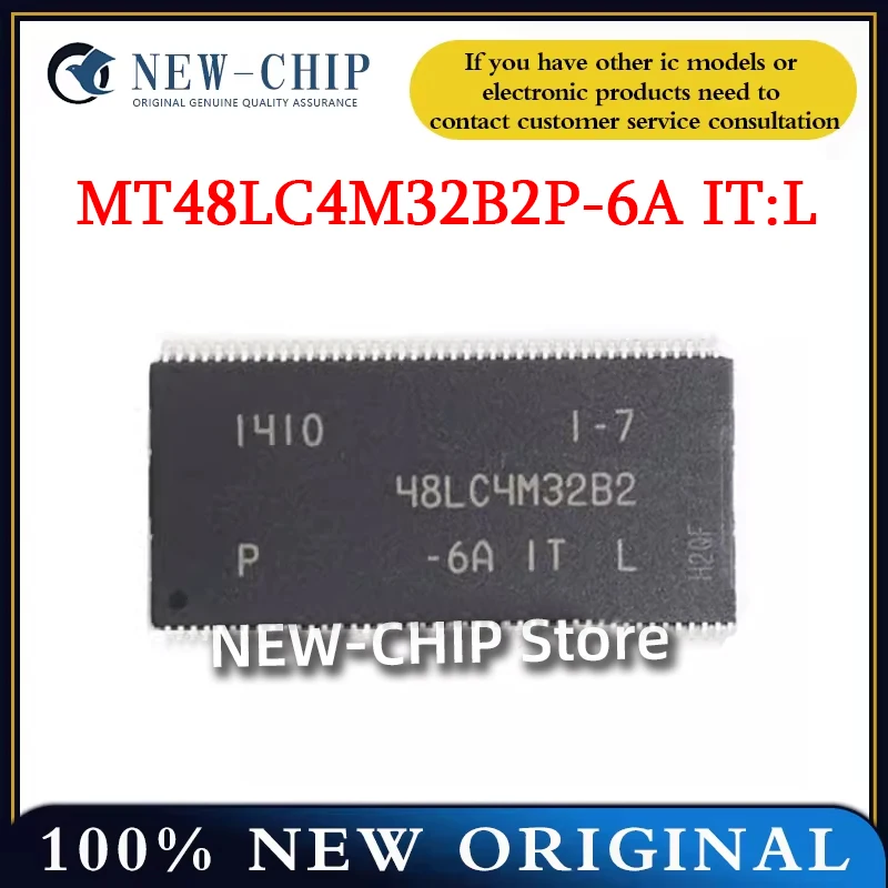 

2PCS-50PCS/LOT MT48LC4M32B2P-6A IT:L 48LC4M32B2 TSOP86 memory chip New original