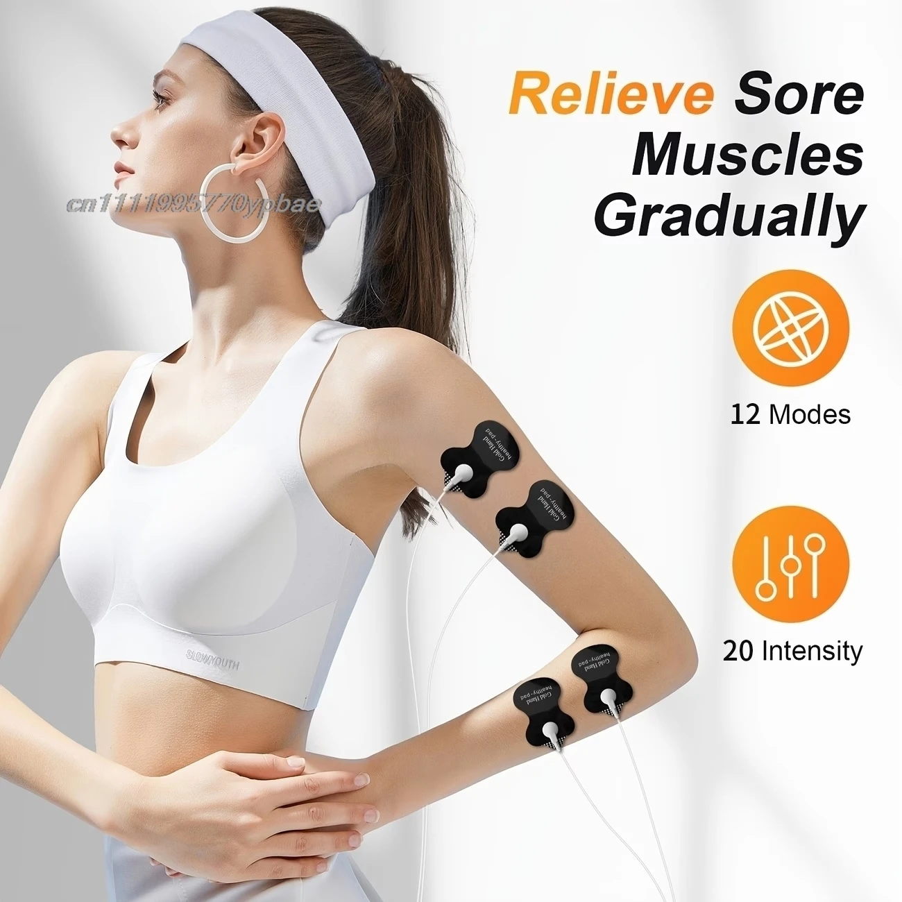 EMS Muscle Stimulator Smart 3-in-1 Masajeador Dual Channel Pulse Neck Back Home Body Running Relaxation Fitness EMS Machine