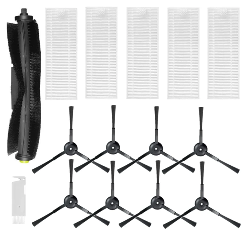 مكنسة كهربائية روبوت احتياطي ، فرشاة رئيسية ، فلتر Hepa ، فرشاة جانبية ، ملحقات qiho ، S10 ، X100 Max