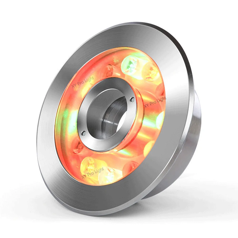 

9W 12W RGB LED Fountain Light 6W IP68Waterproof AC12V Floor Waterproof Lamp Buried Hot Spring Light Underwater Light Spill Lamp