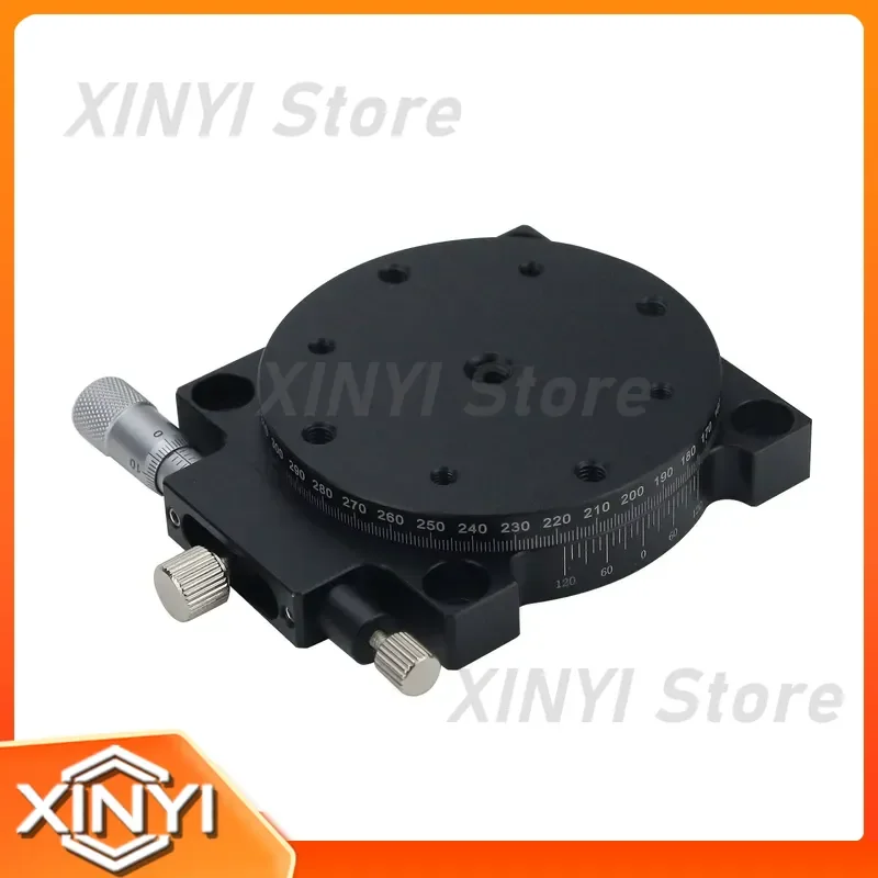 R Axis RS60-L/RS60-R Manual Rotation Trimming Platform Linear Tuning Stage 60mm Sliding Table
