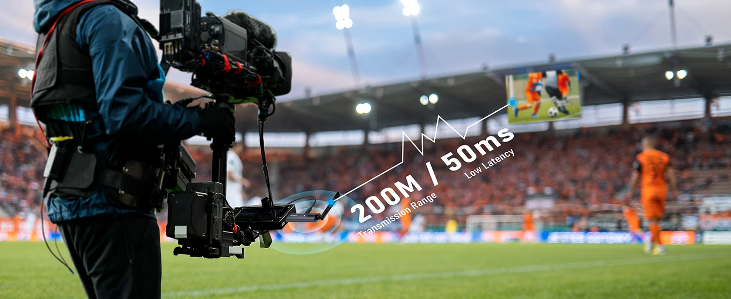 Lemorele 5G 200M Kabelloser HDMI-Sender und -Empfänger für Bildschirmfreigabe und Audioübertragung bei Meetings, für Laptop, TV, Projektor und Monitor – Detail 7