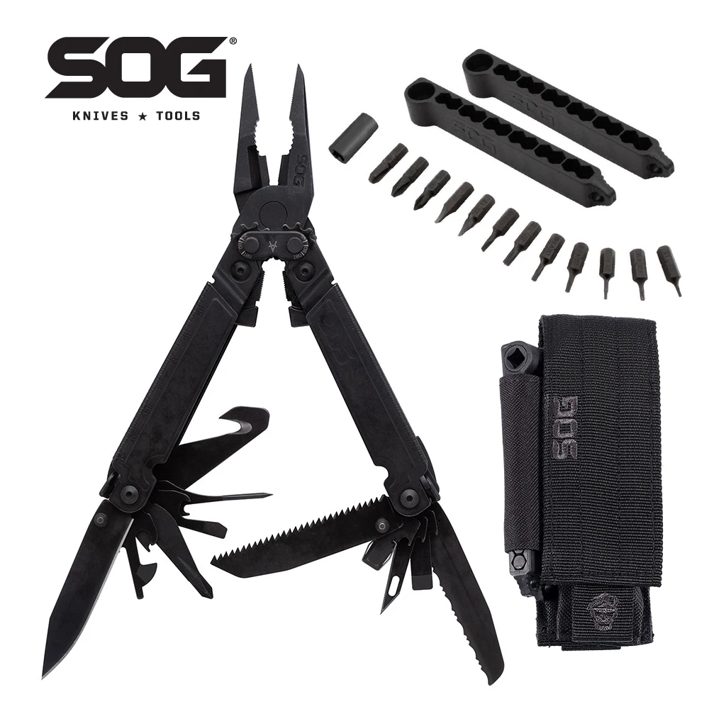 SOG 21 In 1 POWERACCESS ASSIST MT Professional Multi-tool Tactical Folding Pliers with Knives Protable EDC Hand tools-PA3002-CP