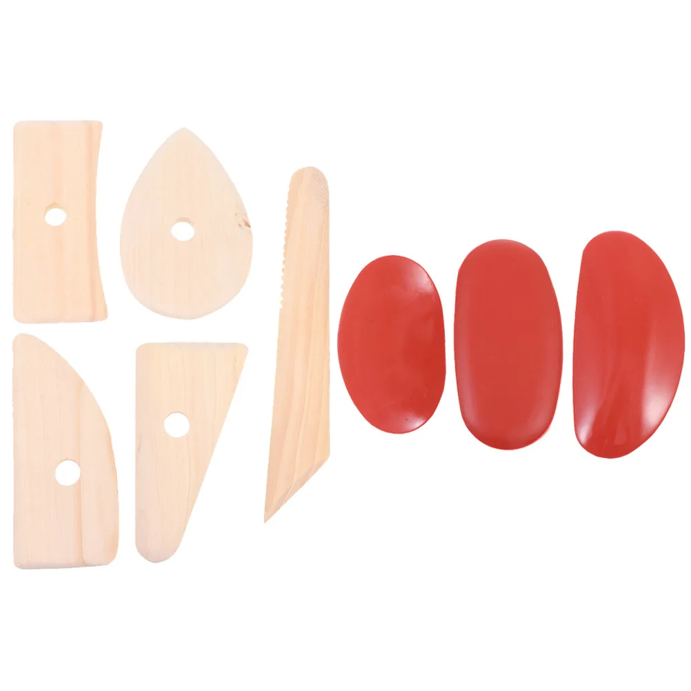 

1Set Efficient Pottery Clay DIY Tool for Carving Shaping Scraping Smooth Polished Pottery Supplies Clay Scraper