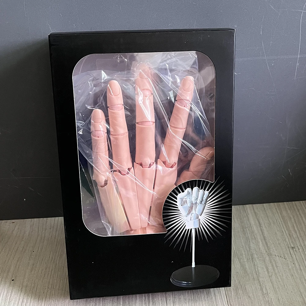 1:1 Handgelenk-Finger-Bionik-Actionfigur, linke und rechte Hand, Simulation zum Zeichnen, Skizzieren, Kunstmalerei, Anime-Körper, bewegliches Handmodell – Detail 24