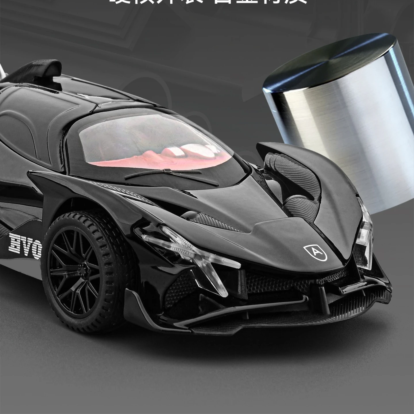 1:32 Apollo EVO supercar Alloy car model pull back sound light boy playing exquisite toys decorative ornaments creative ideas