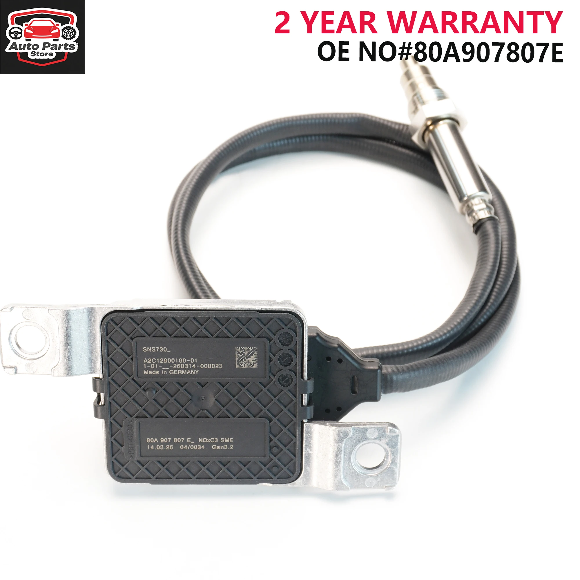 

NOx Sensor 80A907807E Nitrogen Oxide Sensor For Audi Q5 SQ5 2.0 TDI 2017-2024