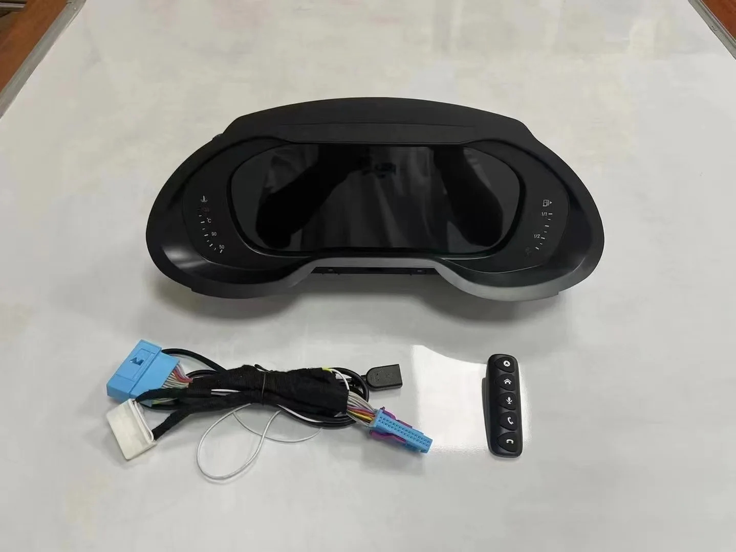 Panel Instrumen LCD Digital Cluster Virtual Cockpit untuk Q5 A4L 2010-2018, Layar Dashboard Multimedia Mobil, Speedometer