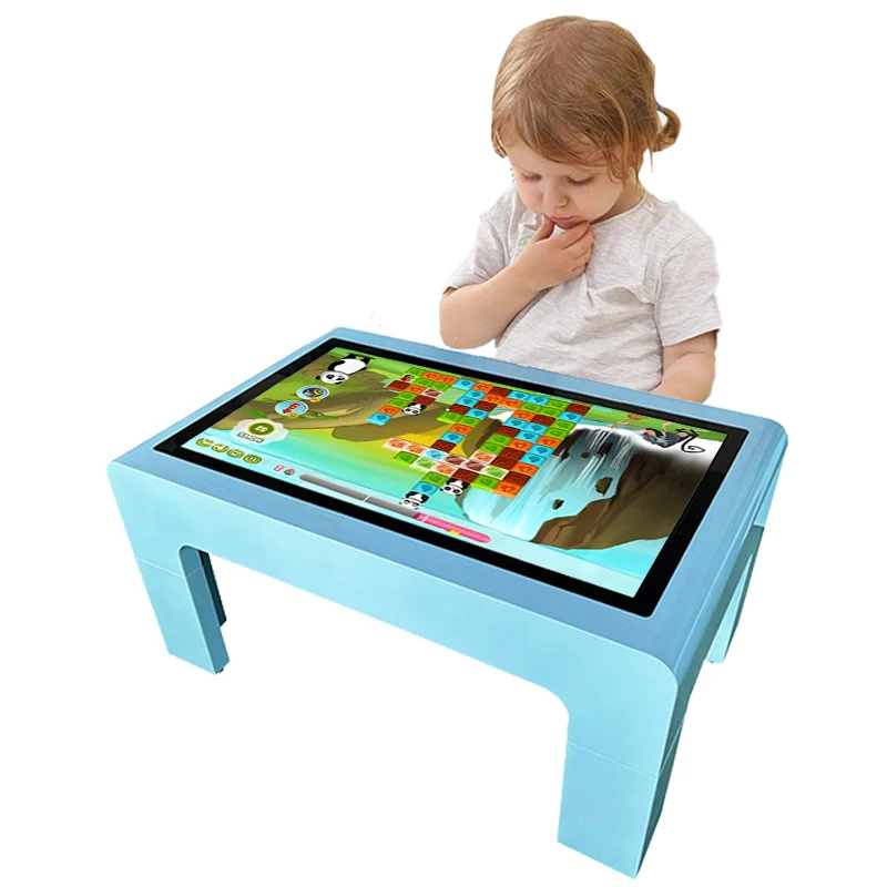 32 43 55 Inch Kids Interactive 10 Point PCAP Touch Screen  Waterproof Interactive Game