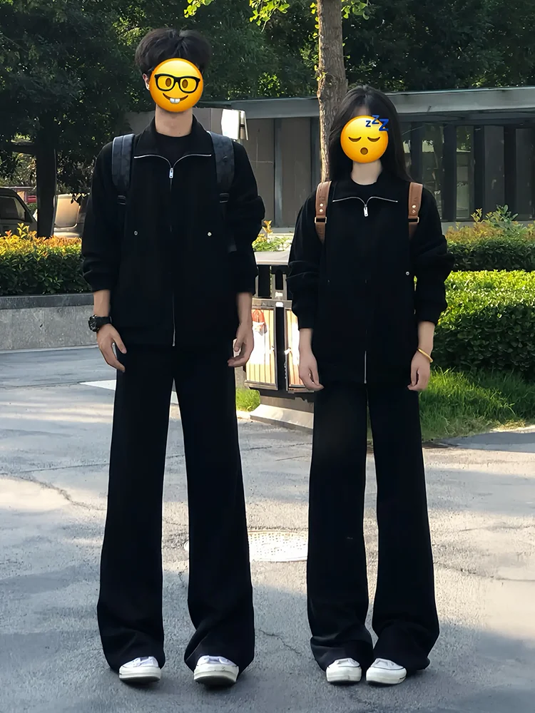 

Джинсы прямого кроя с расклешенными штанинами в стиле американской уличной моды, износостойкий хлопок и полиэстер, повседневные джинсы