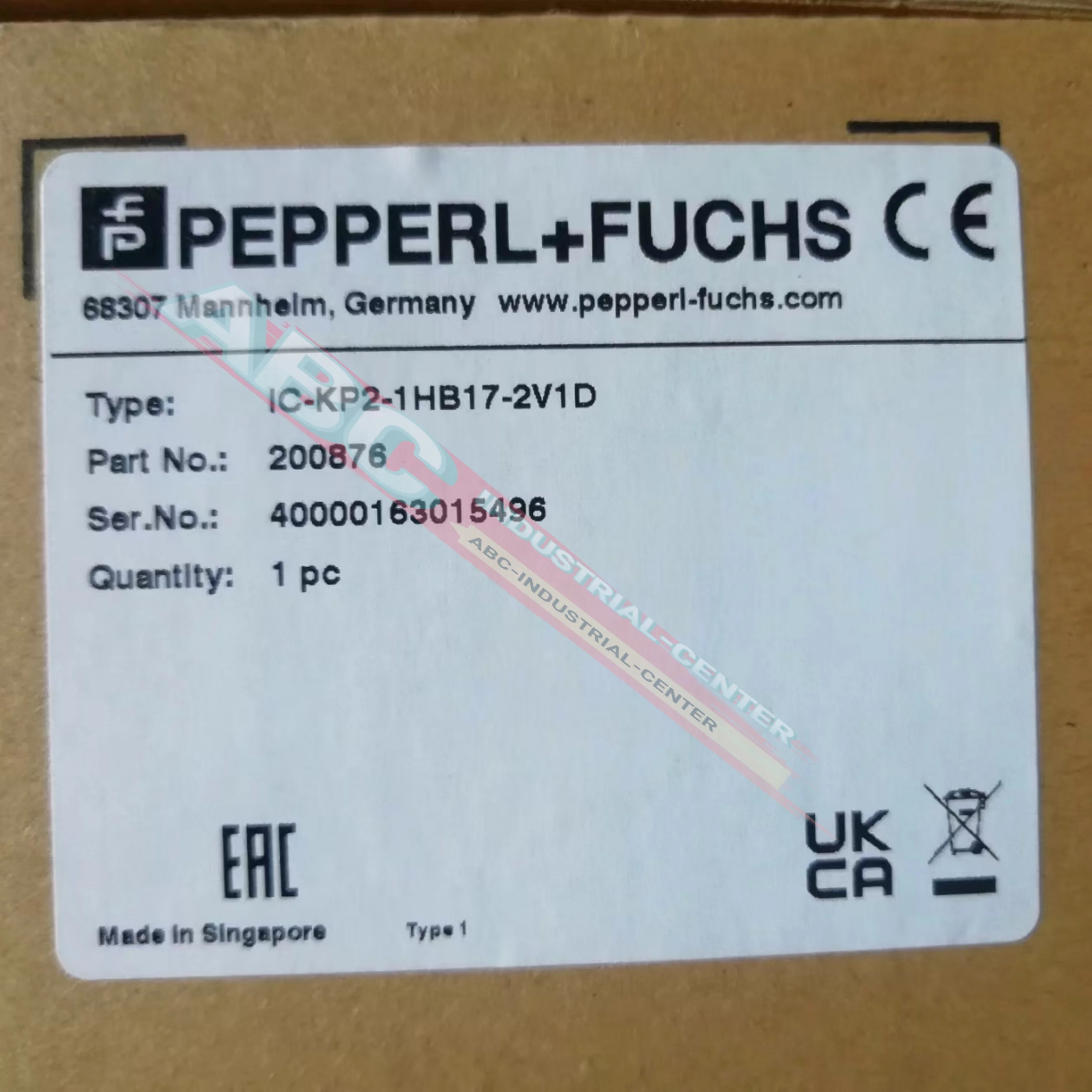 3RG6343-3AB00-PF IC-KP2-1HB17-2V1D 200876 Controller Module brand new