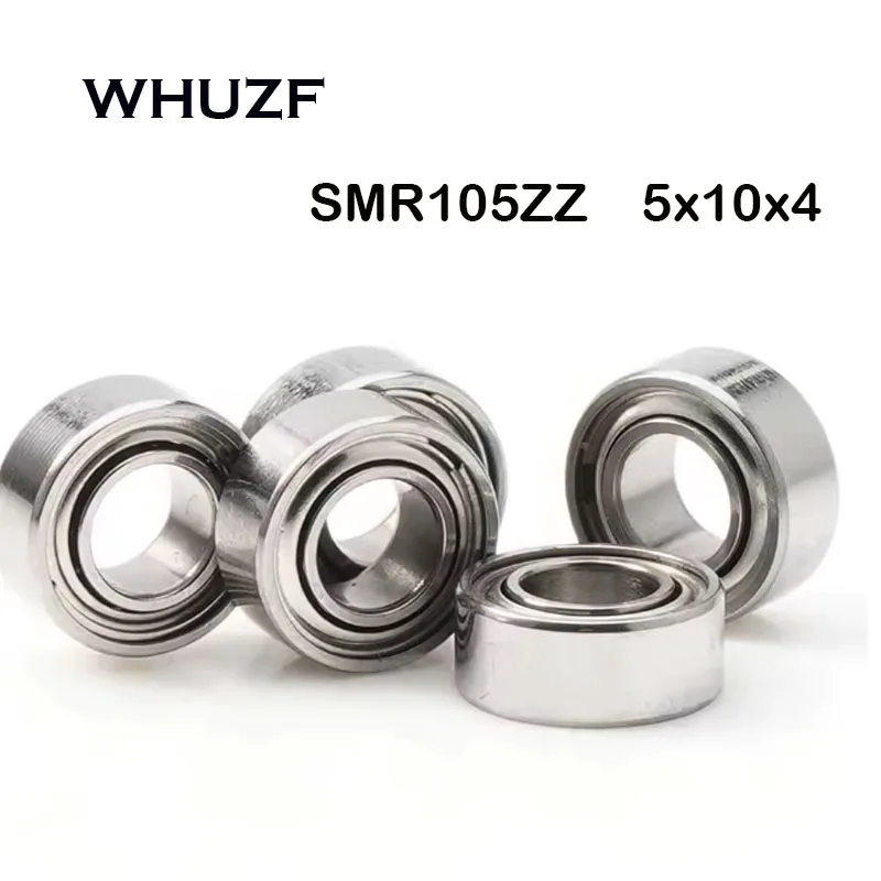 

10PCS SMR105ZZ 5X10X4 mm High Quality Bearing ABEC-7 Stainless Steel Ball Bearings Shielded SMR105Z SMR105 Z ZZ