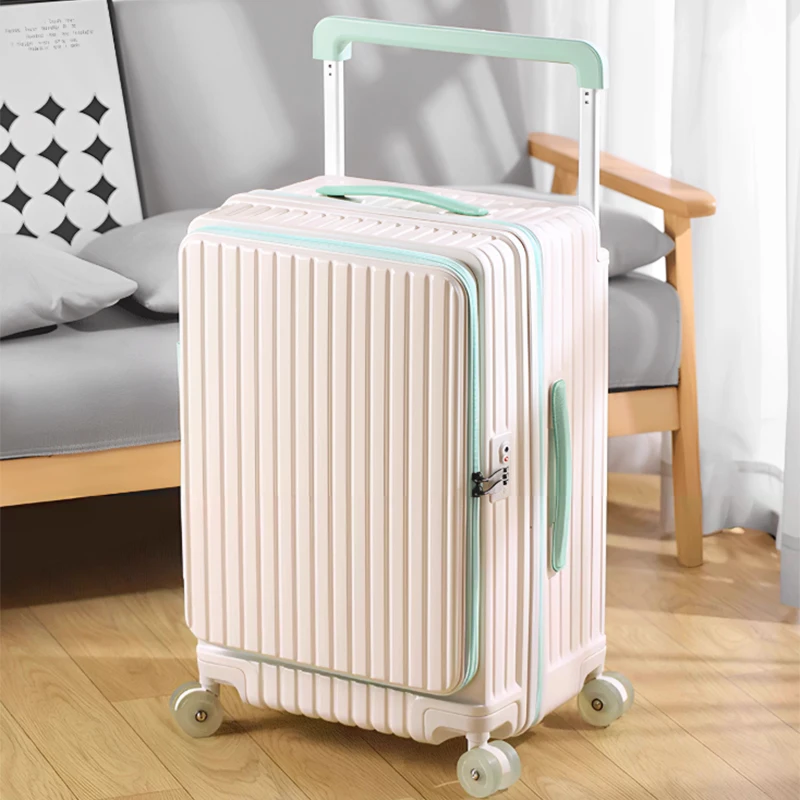 

New Side-Opening Wide-Handle Luggage 30-inch Large-Capacity Deep-Compartment Travel Suitcase Unisex 20-inch borading Suitcase