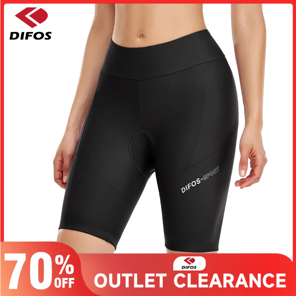 

Difos Women's Cycling Shorts Summer Breathable 4D Padded 1/2 Short Pants Large Stretch MTB/Road Biker Riding Sports Short Tights
