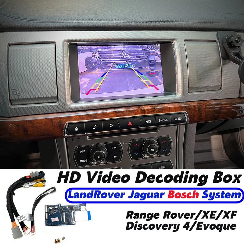 

Reverse Camera Interface Box For 2013Jaguar XF XJL Landrover Range Rover Evoque Discovery 4 BOSCH System Rear Front View Image