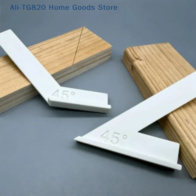 [W] 1Pc 45° Angle Positioning Rulers Woodworking Marking & Locating Tools Designed For Accurate 45-Degree Cutting And Alignment