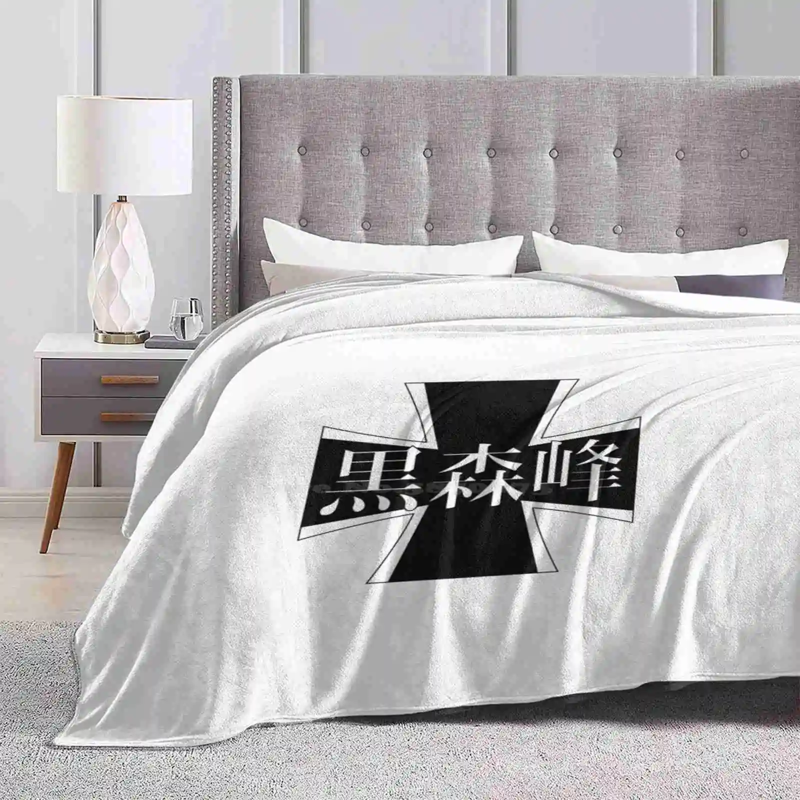 Girls Und Panzer-Kuromorimine Girls High School Trend Style Funny Fashion Soft Throw Blanket Girls Und Panzer Kuromorimine