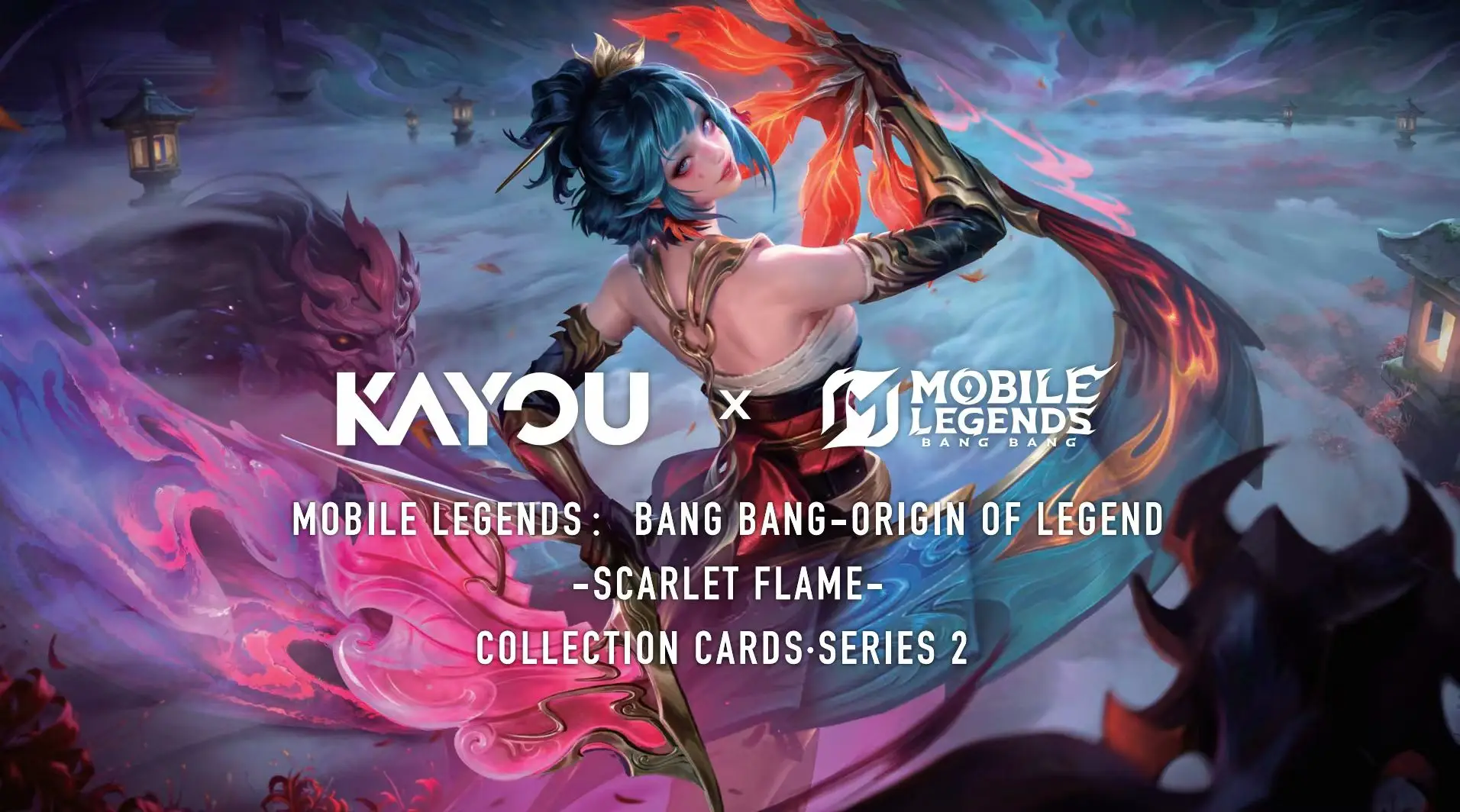 KAYOU Collection Cards Mobile Legends - Vol.2 Endless Origin SEA Edition Holo Rare MOBA Cards Party Game Gift for Kids Fans