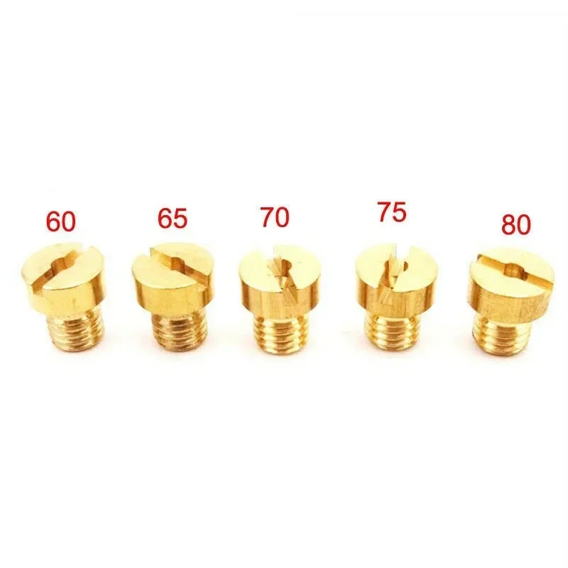 Carburetor Jets #60,65,70,75,80 Thread For Motorized Bicycle Racing Carb 50cc/60cc/80cc Carburetor Jet