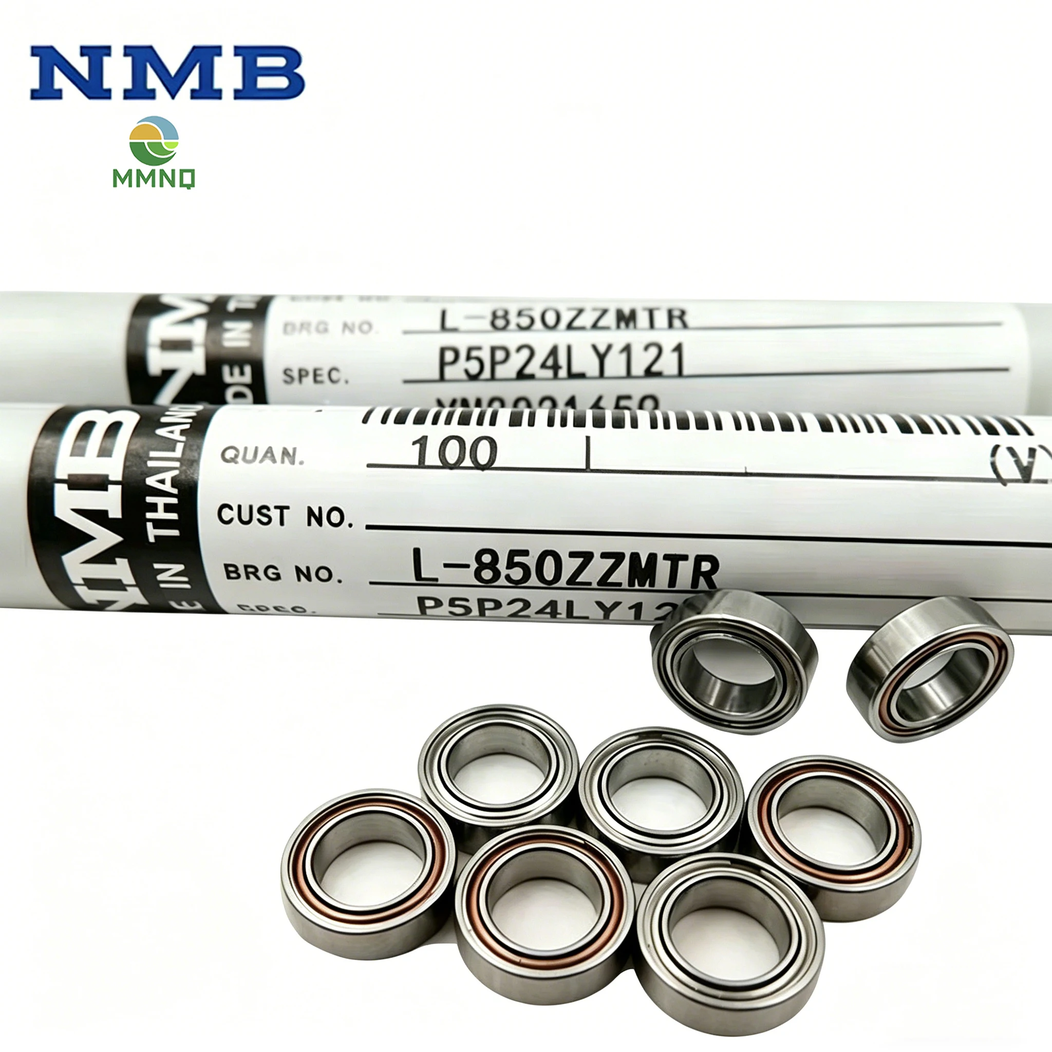 

20pcs/50pcs/100pcs 5x8x2.5mm Miniature Deep Groove Ball Bearing Original NMB L-850ZZ MR85ZZ Precision Sealed Rolling Bearing