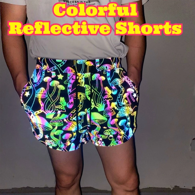 pantalones-cortos-deportivos-transpirables-de-punto-con-estampado-de-hongos-coloridos-reflectantes-para-hombre-para-verano-gimnasio-correr-ciclismo-entrenamiento-casual