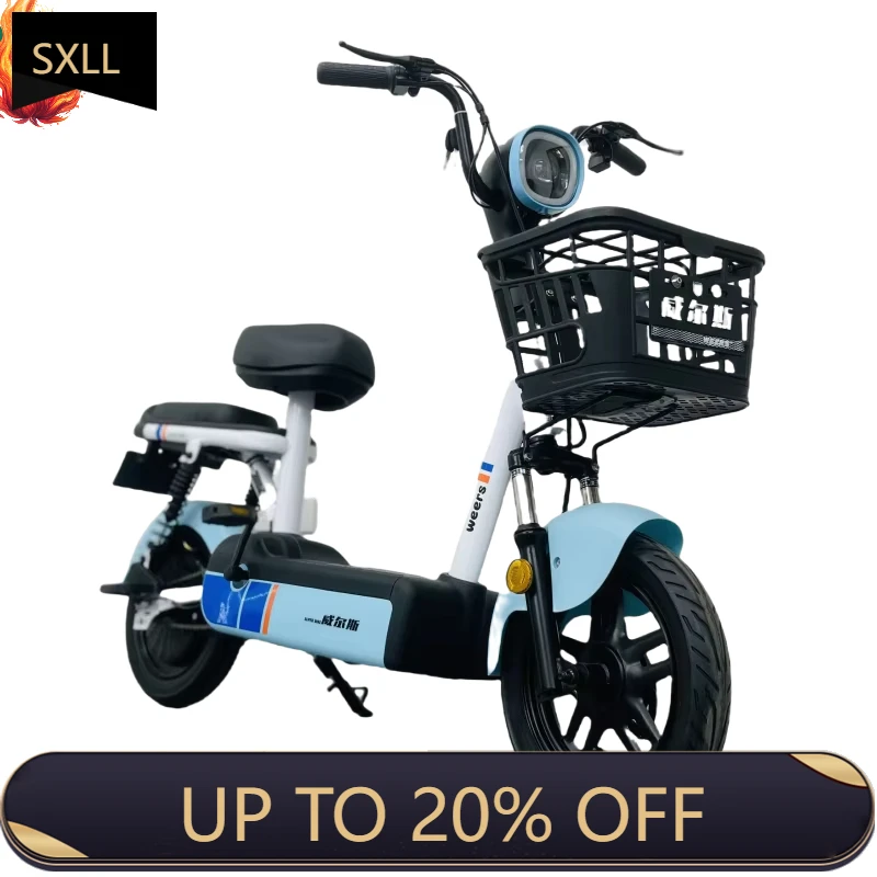 

SXLL 48V 350W Electric City Bike 2-Wheel E-Bike Streetbikes Motorcycle with Electr Motor